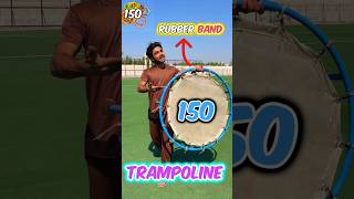 How Many Rubber Band to Make Trampoline shorts rubberband [upl. by Nomrah]