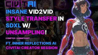 Consistent STYLE TRANSFER Tutorial Using SDXL amp Unsampling ft Inner Reflections AI [upl. by Catton]