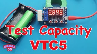 18650┃ Test capacity Lithium 18650 Sony VTC5 Zhiyu ZB2L3 Modul [upl. by Lleznol]