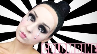 Colombine Makeup HALLOWEEN 2017 [upl. by Newmark]