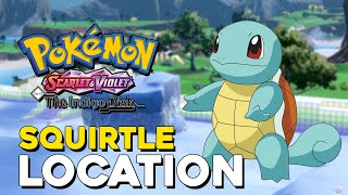 Pokemon Scarlet amp Violet The Indigo Disk DLC Squirtle Location [upl. by Ajnot]