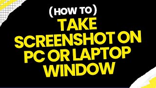 How to Take a Screenshot on Windows PCLaptop  Take a Screenshot on Windows 1011 screenshot [upl. by Rinna]