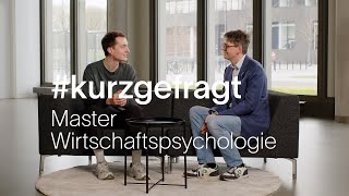 kurzgefragt Wirtschaftspsychologie Master  HSBI [upl. by Nollahs91]