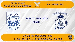 Club Cisne Colegio Los Sauces vs Balonmano Porriño A [upl. by Cozza]