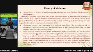 Fanons Theory of Violence  The Postcolonial Studies [upl. by Ainaznat]