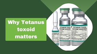 Why Tetanus Toxoid Vaccination Matters [upl. by Shel999]