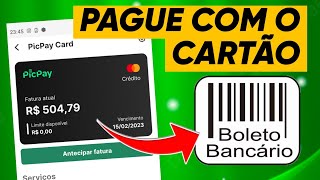 Como pagar boleto com o Picpay card [upl. by Healey683]