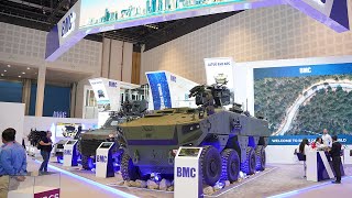 BMC showcases military vehicles and engines at IDEX 2023 [upl. by Eak]