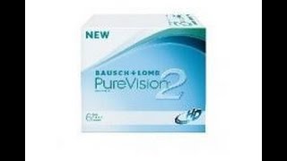 PureVision 2 HD contact lenses [upl. by Siekram838]