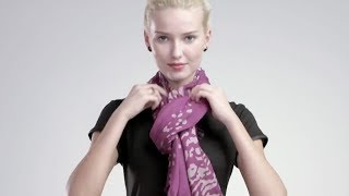 How to Tie a Scarf 4 Scarves 16 Ways [upl. by Harneen]