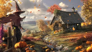 Rural Autumn Ambient Music  Haunted Village Ambience  Relaxing Studying Sleeping [upl. by Thomasina]