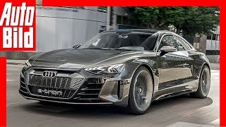 Zukunftsaussicht Audi etron GTS BMW i4 und VW Aeroe 2021 Details  Erklärung [upl. by Eiramnna33]