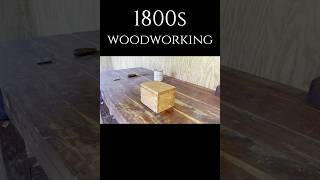 finishing the dovetail box handtools wood traditional woodworkingtools dovetail workshop diy [upl. by Itsyrc]