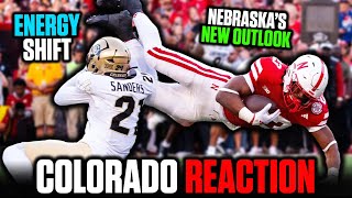 REACTING TO NEBRASKA’S DOMINANT WIN OVER COLORADO [upl. by Margret]