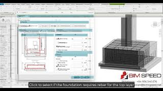 EN  Create rebar for footing in Revit [upl. by Letsirc]