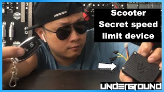 Electric Scooter secret Speed Limit Remote Control  Underground [upl. by Racso]