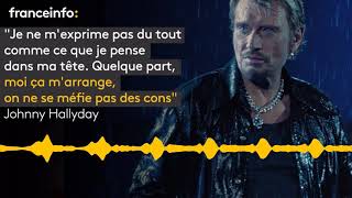 Johnny Hallyday  quotJe ne mexprime pas comme ce que je pense dans ma têtequot [upl. by Haroved]