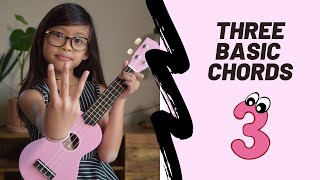 Three Basic Ukulele Chords You Need to Know [upl. by Fogel]