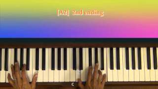 Rainbow Connection Piano Tutorial SLOW [upl. by Nodmac619]