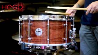 CMC Custom Jarrah Shell Snare by HESO Drumshop [upl. by Duj]