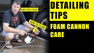 FOAM CANNON CARE CLOGGED CANNON  NO FOAM [upl. by Denni]