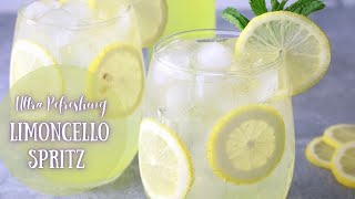 Ultra Refreshing Limoncello Spritz  The Easiest Summer Cocktail Recipe [upl. by Arykat776]