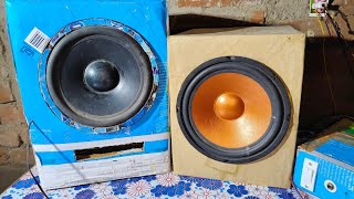 8 Inch Sound Fire SAB Woofer Speaker Sound Test  Vibration Subwoofer [upl. by Anialahs]