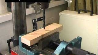 Pillar drill demonstration [upl. by Etnoed]