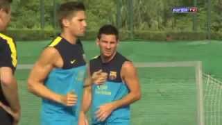 FC Barcelona Training Session 26072012 [upl. by Iaw200]