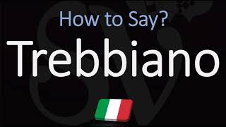 How to Pronounce Trebbiano CORRECTLY [upl. by Chuch895]