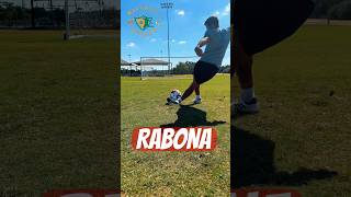 Master the Rabona by Seeing This Slow Motion 😮⚽️ Football [upl. by Oikim]