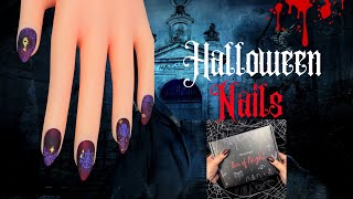 Its NEVER TOO EARLY for Halloween Nails  GothicThemed Nail Design  maniology Box of Night [upl. by Teriann]