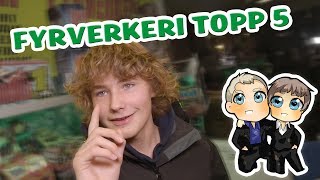 FYRVERKERI Topp 5 [upl. by Llydnek]