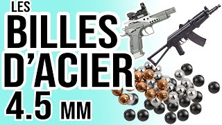 Munitions pour airgun les billes dacier 45 mm  Les différences entre les billes matériaux [upl. by Glialentn232]