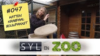 Hoe zet je een katten krabpaal in elkaar  Syl en ZOO  VLOG 047 [upl. by Westlund]