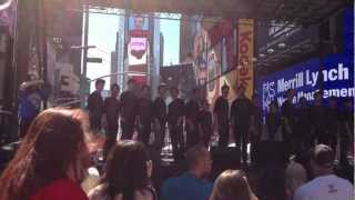 Broadway cast of Newsies performs quotThe World Will Knowquot at Broadway on Broadway 2012 [upl. by Sparke90]