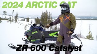 2024 Arctic Cat ZR 600 Catalyst First Burn [upl. by Areid3]