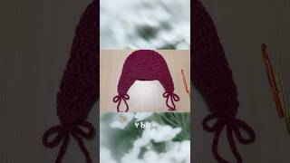 耳当て付きニット帽編みました♡ かぎ針 crochet かぎ針編み かわいい crochetbeanie かぎ針編み帽子 knitting 編み物フライトキャップ [upl. by Baynebridge]