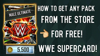 HOW TO GET FREE CREDITS FREE CARD PACKS FREE ANYTHING WITHIN WWE SUPERCARD OR ON THE PLAY STORE [upl. by Yelrebma]