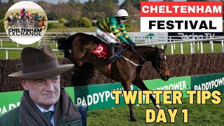 Cheltenham Festival 2024 Day 1 Twitter Poll Preview  Episode 16  Horse Racing  Selections  Tips [upl. by Euqinotna]