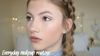 Everyday makeup routine 2016  Chatty  heyitshope xo [upl. by Rehpinej]