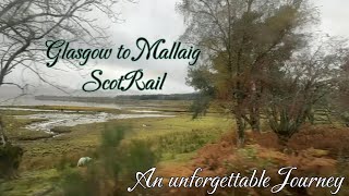 Slow travel Scotland Glasgow to Mallaig on ScotRail through the Lowlands amp Highlands [upl. by Aisenat711]