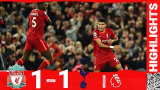 HIGHLIGHTS Liverpool 11 Tottenham  LUIS DIAZ SCORES REDS HELD AT ANFIELD [upl. by Esina]