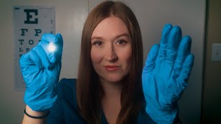 ASMR Classic Cranial Nerve Exam Testing All Five Senses and Muscle Function [upl. by Eniamirt]