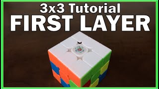 How to Solve the 3x3 Rubiks Cube  First Layer  Beginner Method [upl. by Hays]