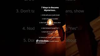 Ways to Become Mysterious 😈 [upl. by Anders]