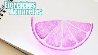 ejercicios basicos en acuarela [upl. by Archibald]