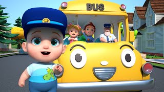 Las Ruedas Del Autobús ¡Nueva Versión Canciones Para Niños  GoBooBoo Canciones Infantiles [upl. by Neyud632]