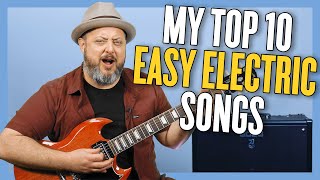 MORE Easy Electric Guitar Songs EVERYONE Should Know How to Play [upl. by Eifos]