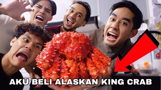 AKU BELI ALASKAN KING CRAB 😂 KETAM PALING MAHAL DI DUNIA 😱🦀 [upl. by Adamik]